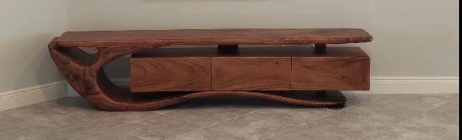 Customer photo review of Contemporary TV Stand For Living Room