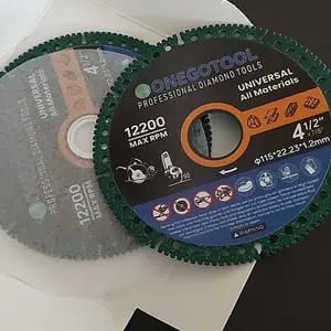Customer photo review of Taglio Preciso Dischi Abrasivi Indistruttibili per Smerigliatrice