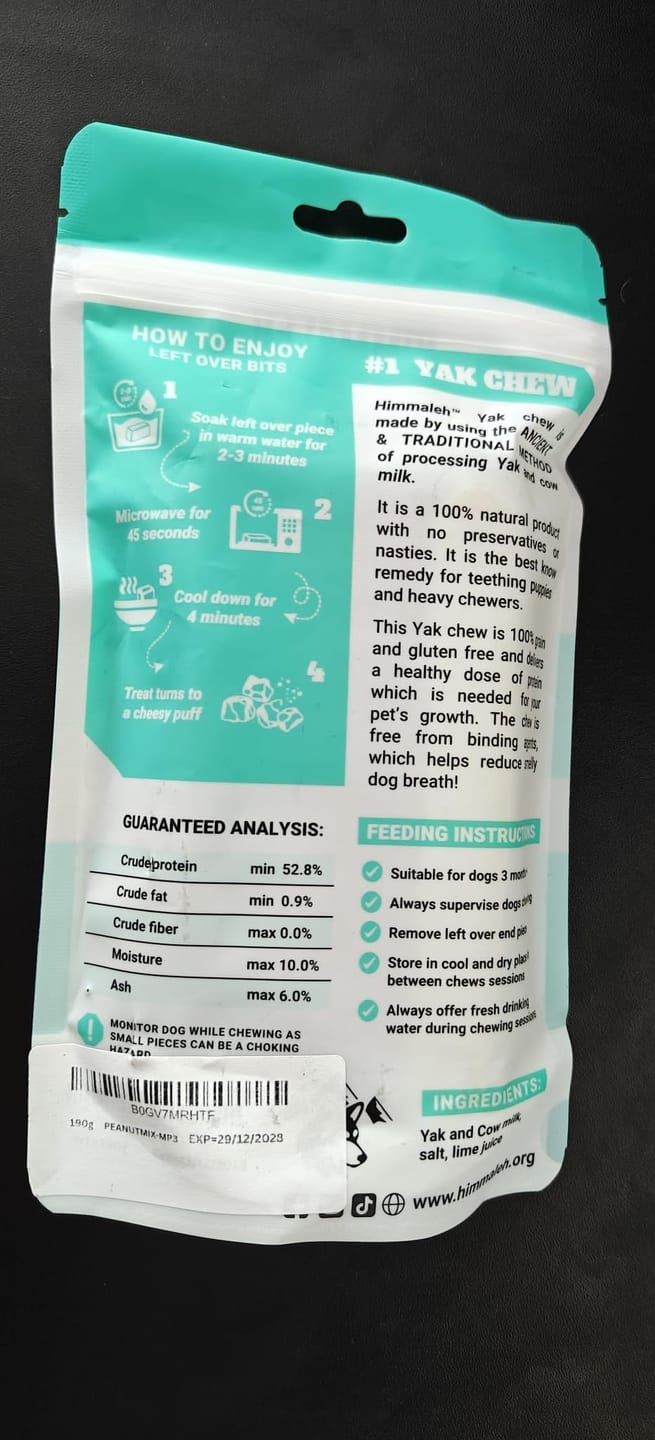 Customer photo review of Himmaleh Yak Chews