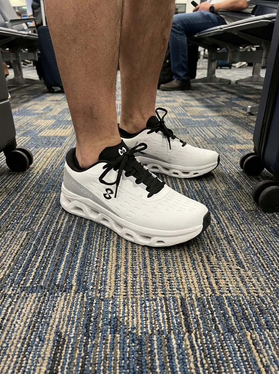 Customer photo review of Orthora™ Fly — 12-Hour Shift Shoes for All-Day Foot, Knee & Back Pain Relief