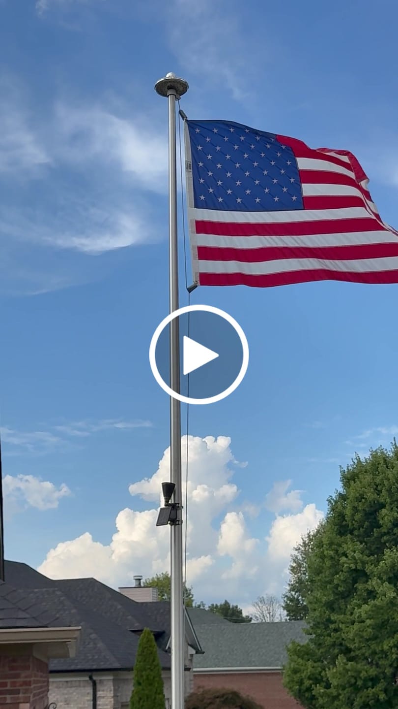 Customer video review of 4' x 6' American Flag