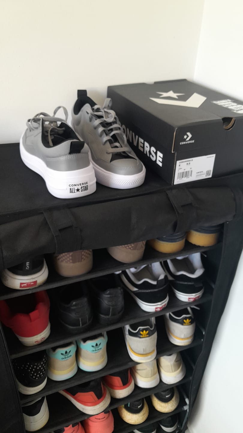 Customer photo review of Zapatillas Converse Ctas Logan Ox Blanco/Blanco/Gum