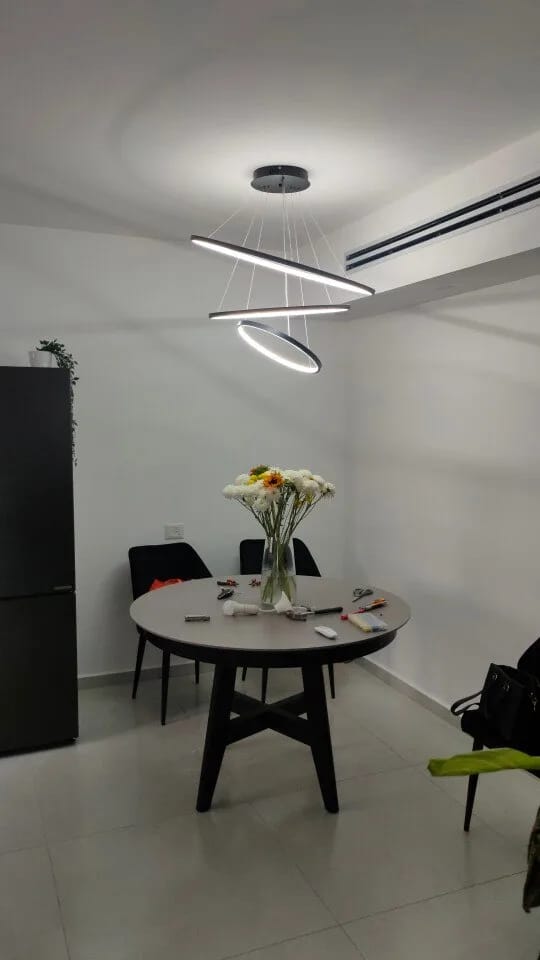 Customer photo review of Stacked Ring Chandelier for Dining Table, 20 to 80 cm