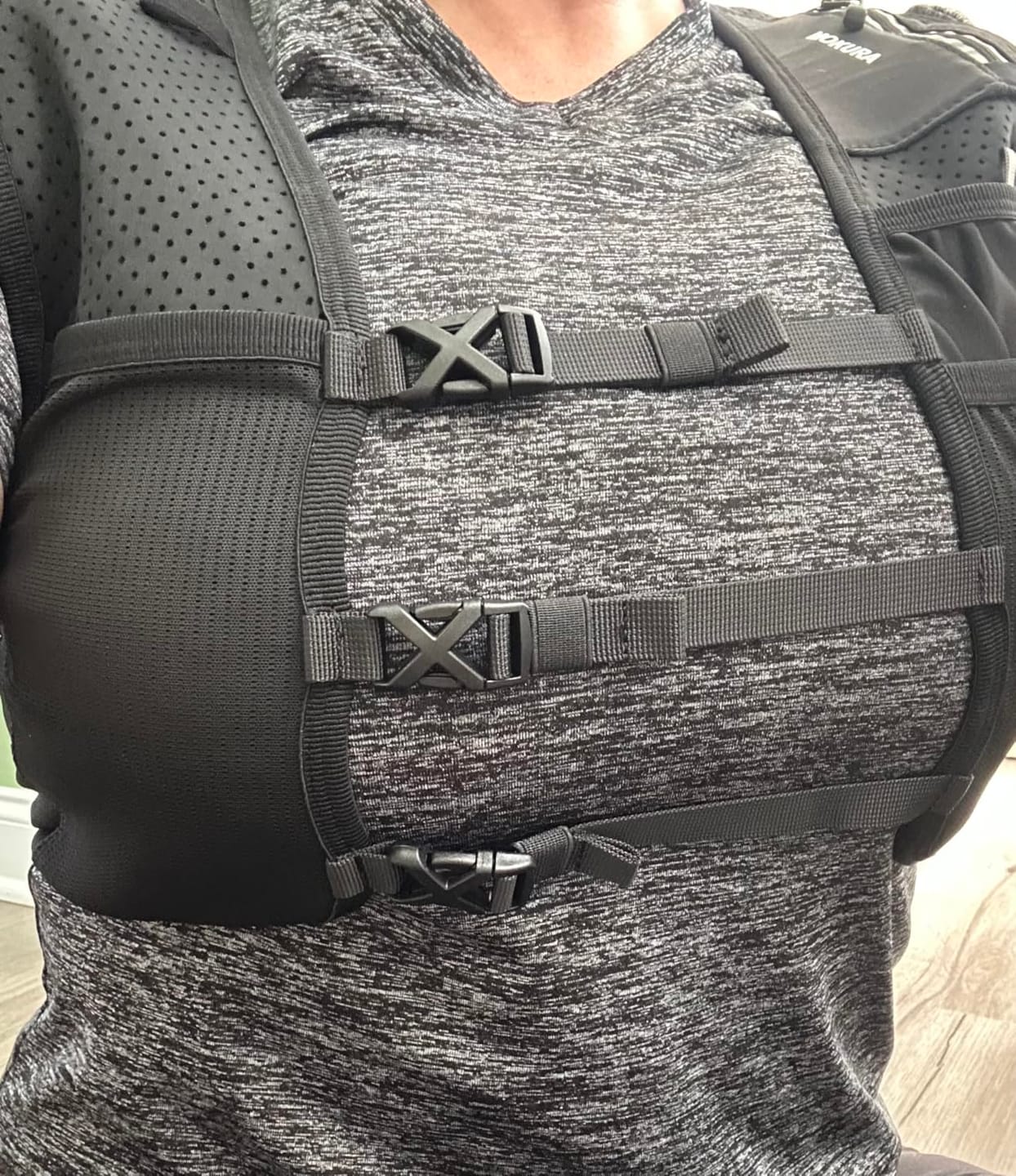 Customer photo review of Buy 1 Airunvest® Ultra-Light Running Vest, Get 1 FREE Headband