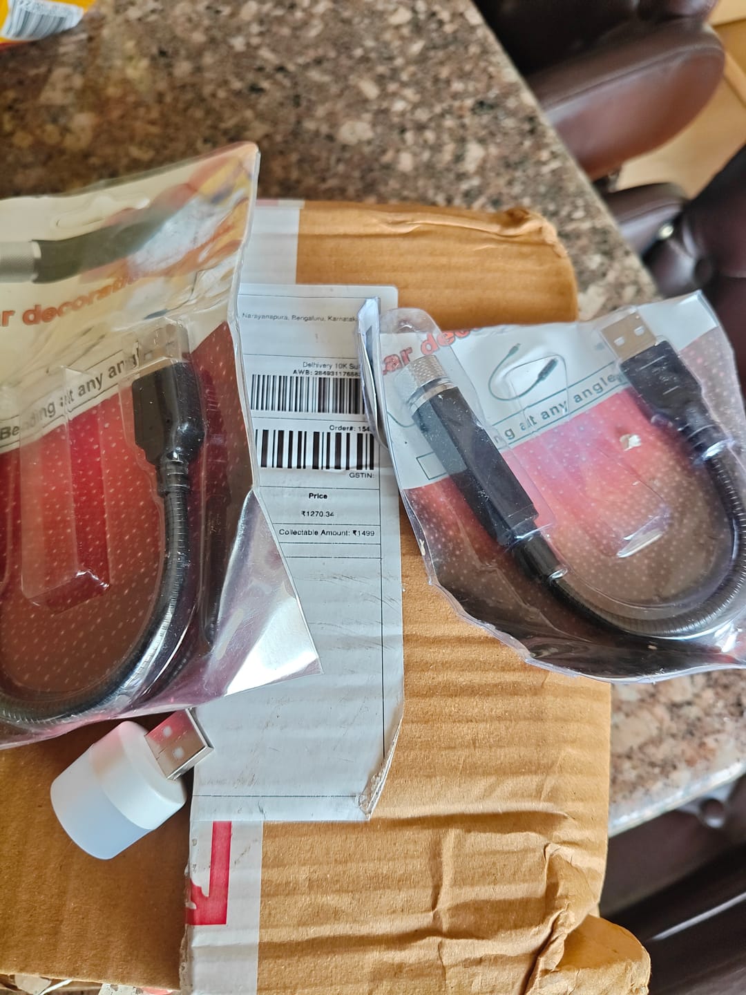 Customer photo review of Dragon flame lamp