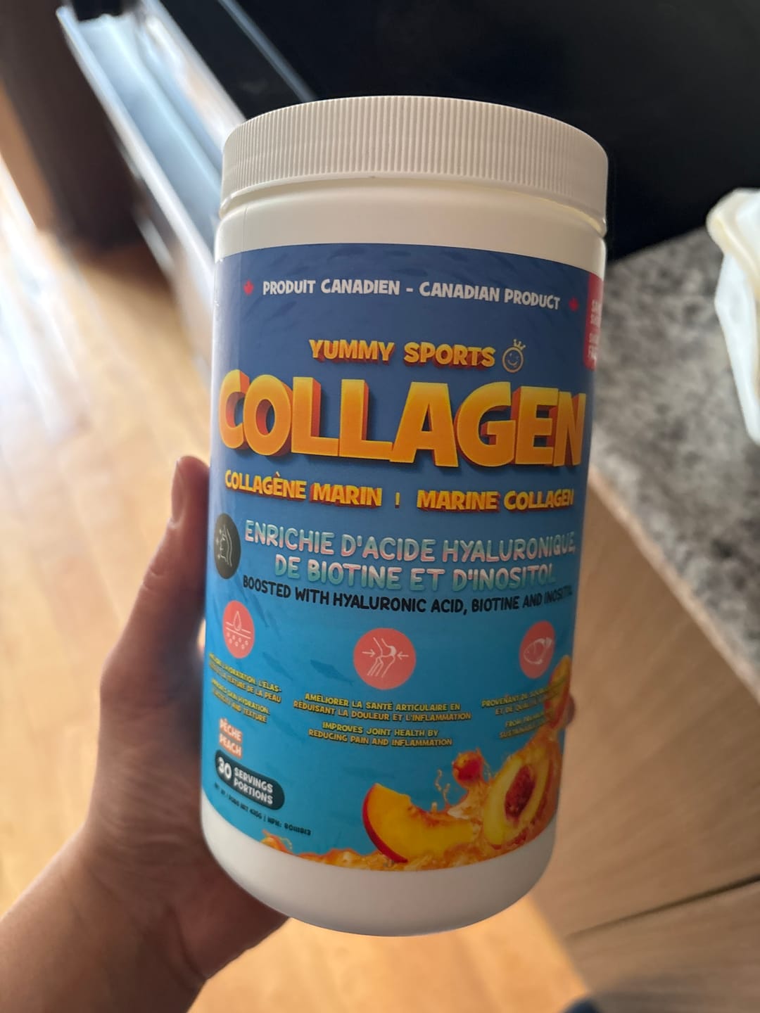 Customer photo review of Yummy Sports - Collagène marin + 435g