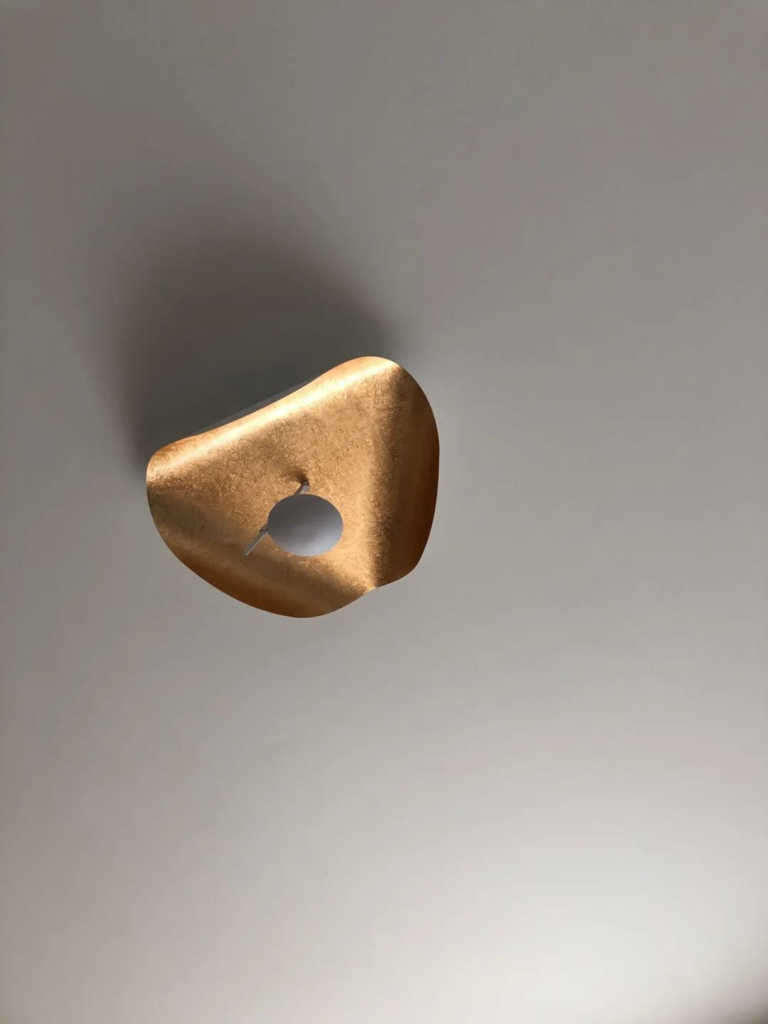 Customer photo review of Gold Leaf Ceiling Light for Bedroom, 40 to 80 cm, Three Tones