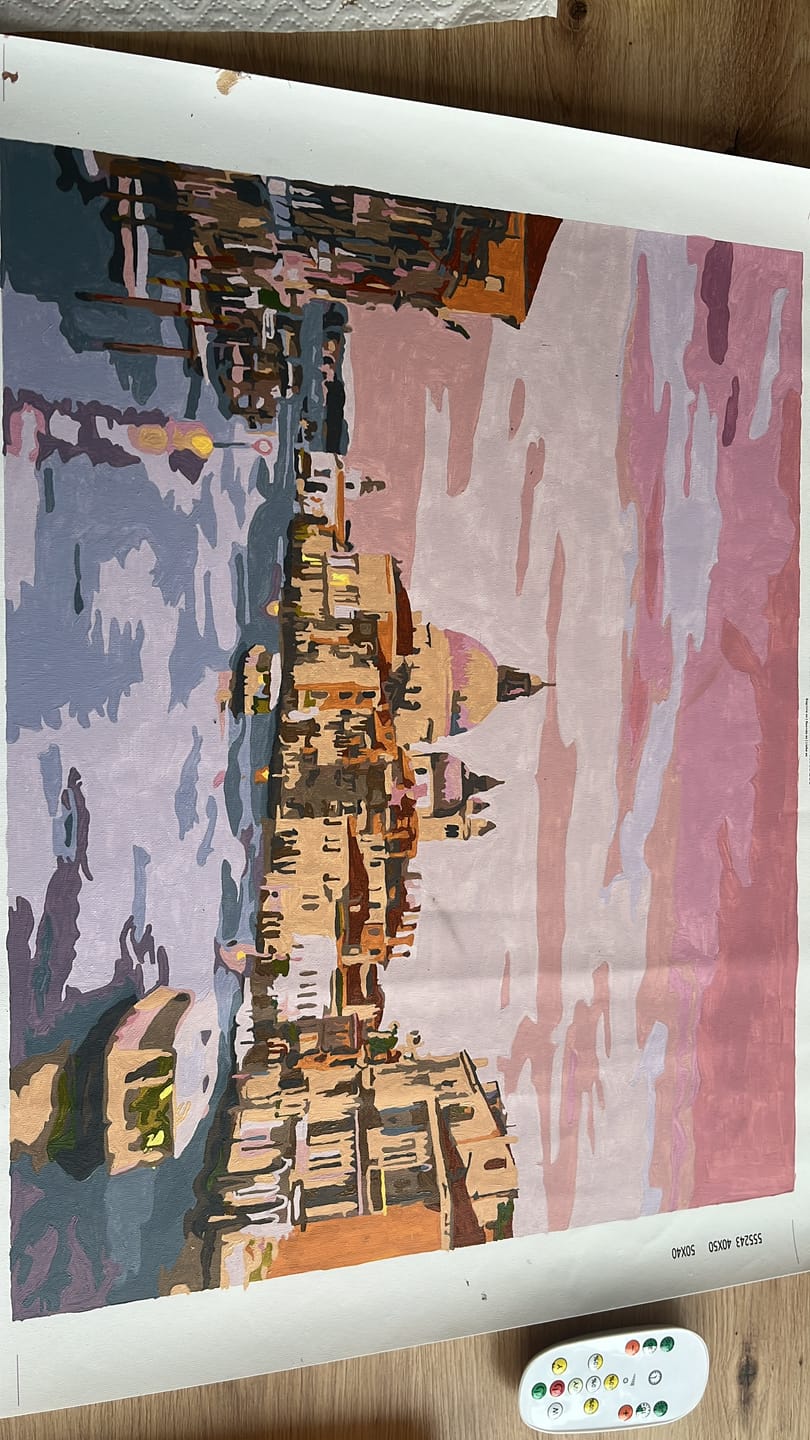 Customer photo review of Malen nach Zahlen - Grand Canal in Venedig - Italien