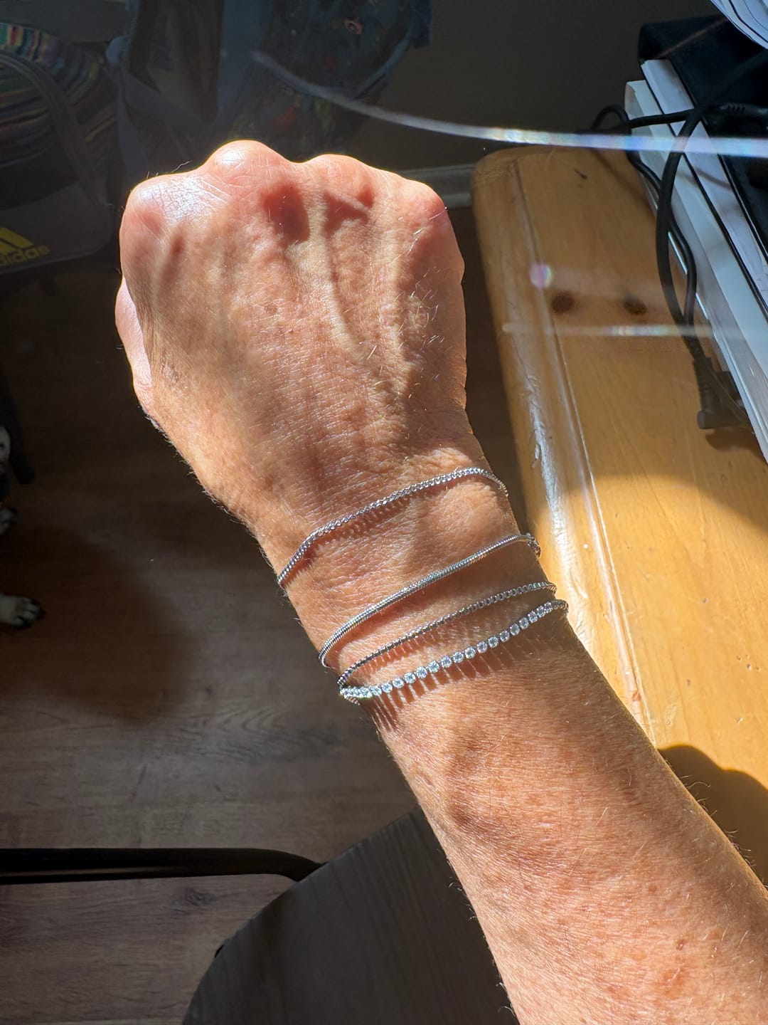 Customer photo review of Minimal Bracelet Stack