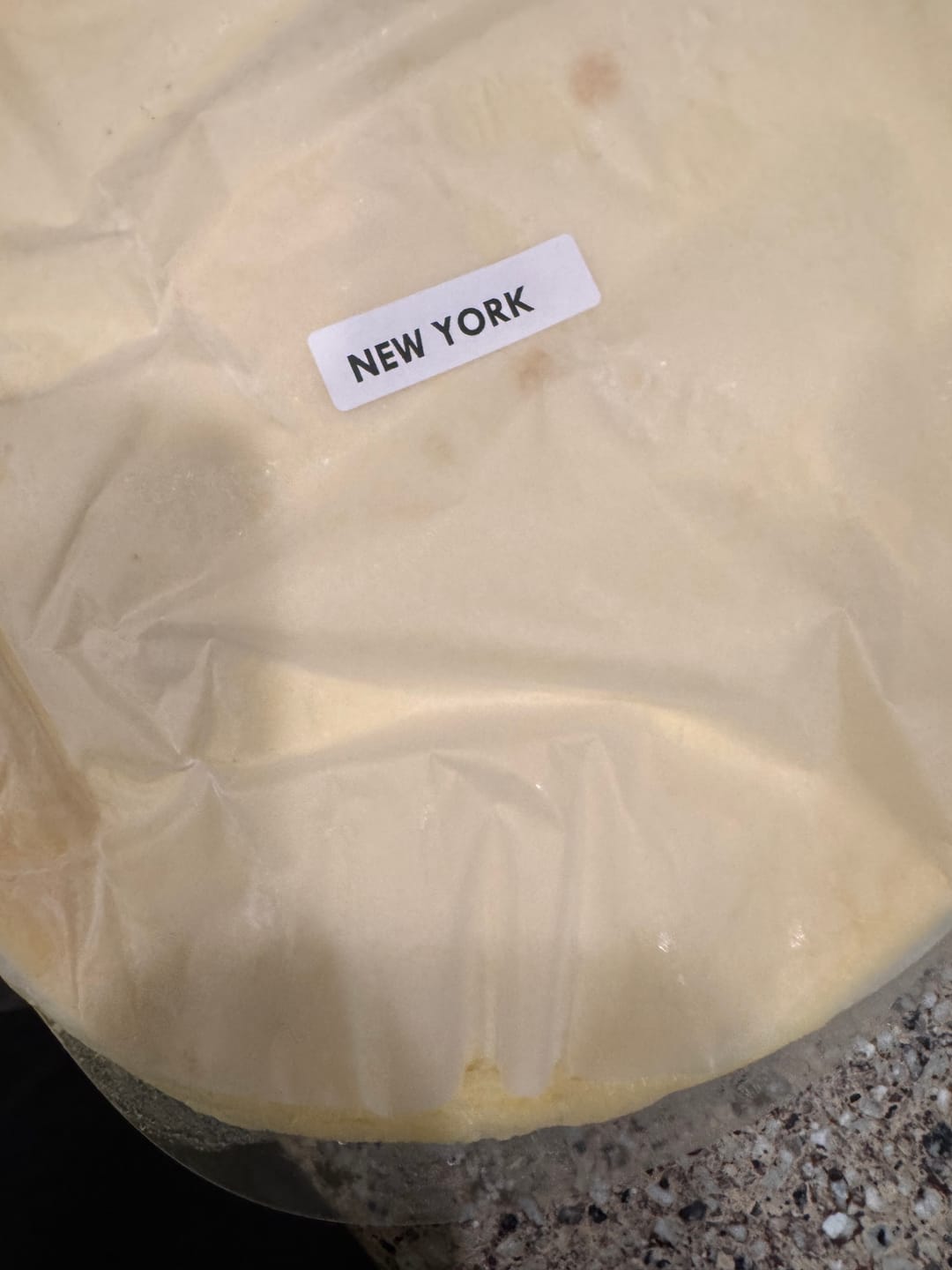Customer photo review of New York Style Cheesecake