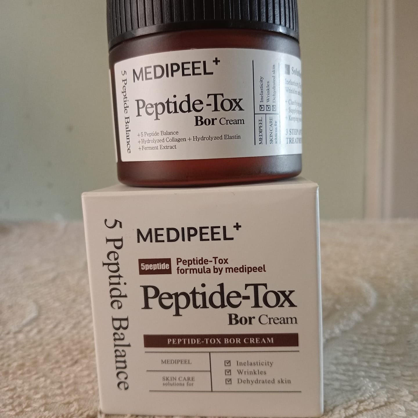 Customer photo review of Liftinga krēms ar peptīdu kompleksu Medi-Peel Peptide-Tox Bor Cream