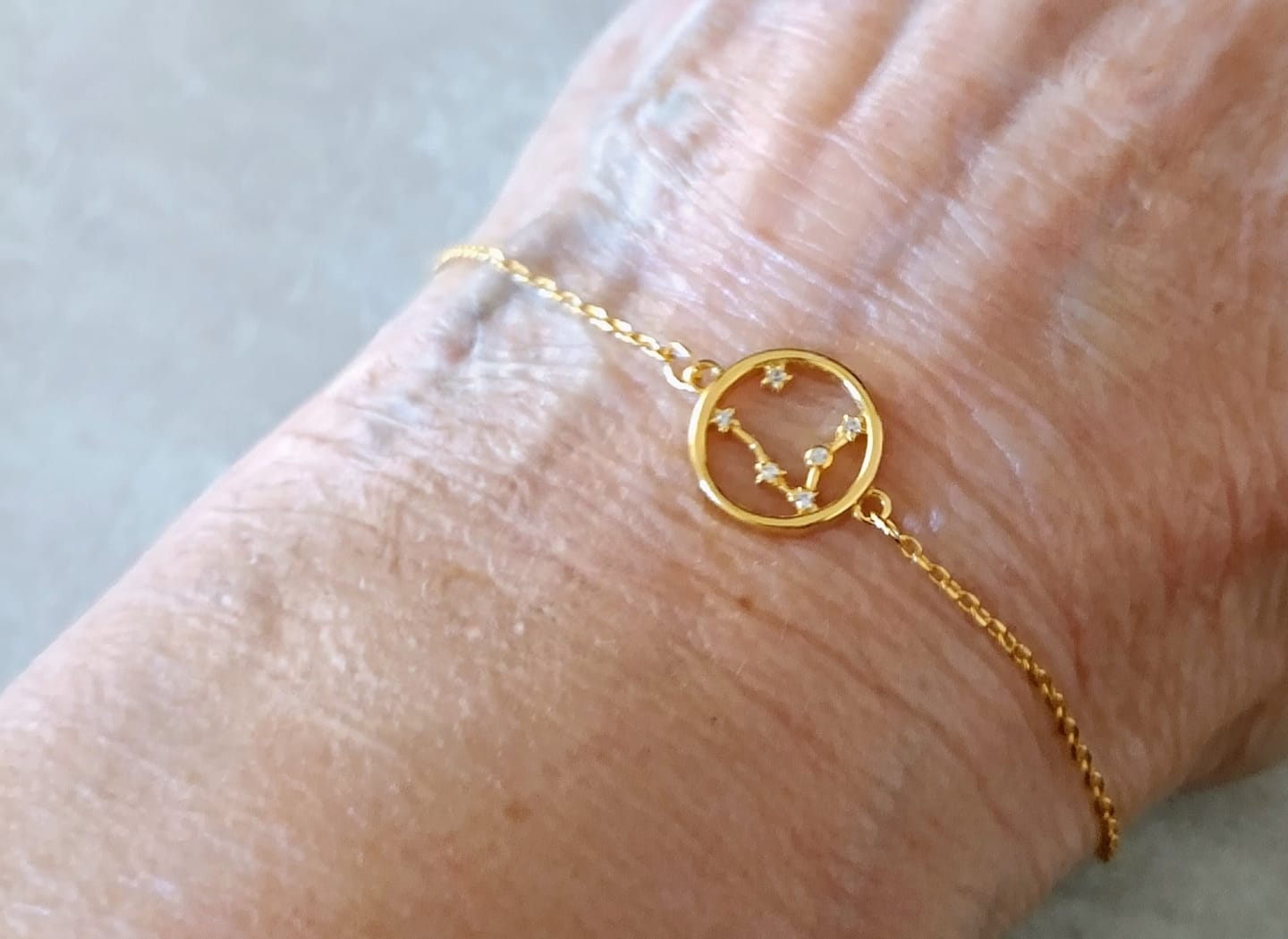 Customer photo review of Pulsera Zodiaco Brillante