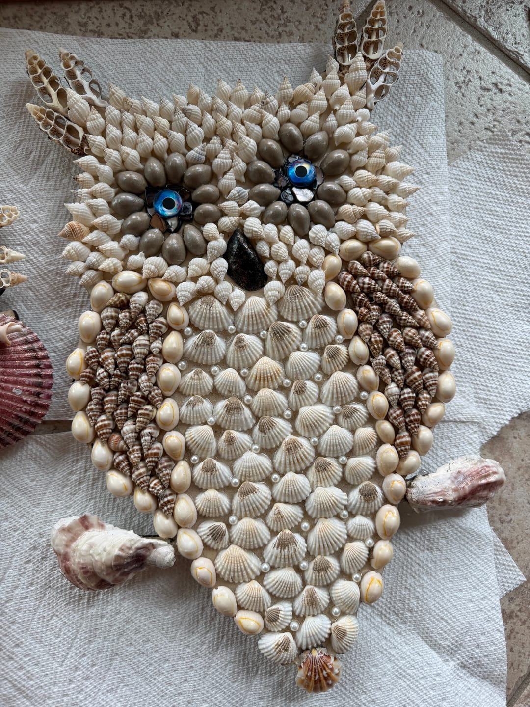 Customer photo review of Unfinished Wood Owl Shape - Animal - Wildlife - Craft - up to 46" DIY