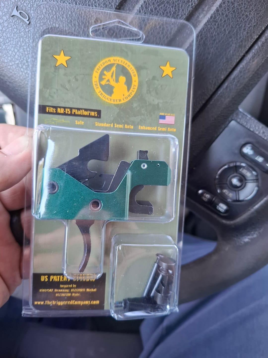 Customer photo review of Partisan Disruptor FRT Trigger for AR-15 – Drop-In System (USA Made)