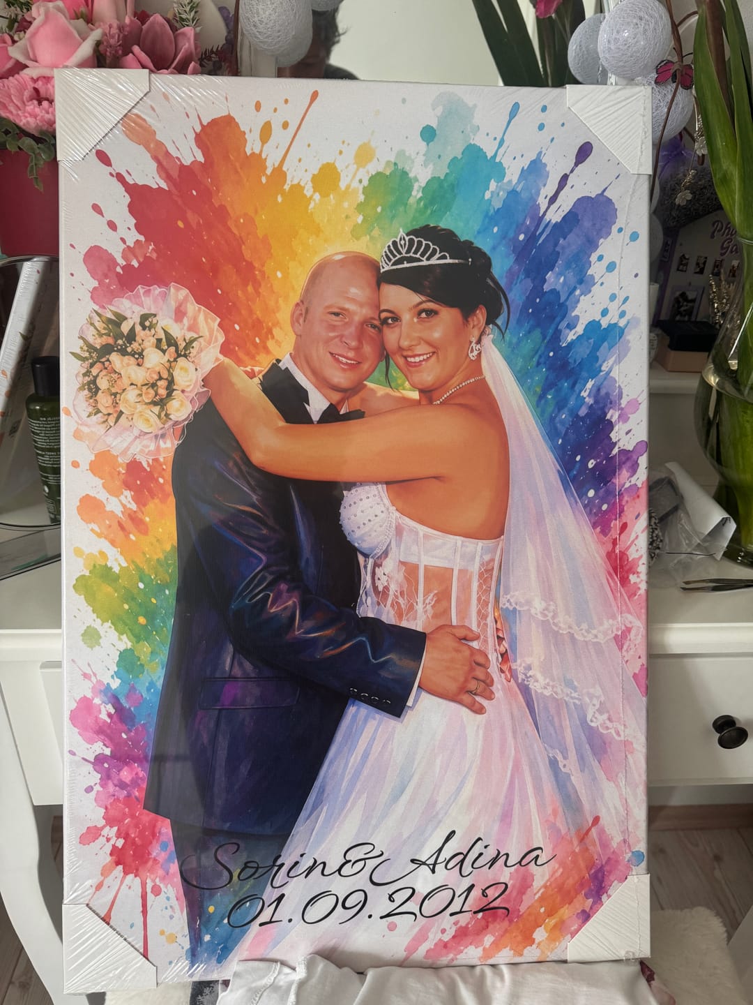 Customer photo review of Euer Foto als Kunstwerk – mit Live-Vorschau, als Poster oder Leinwand