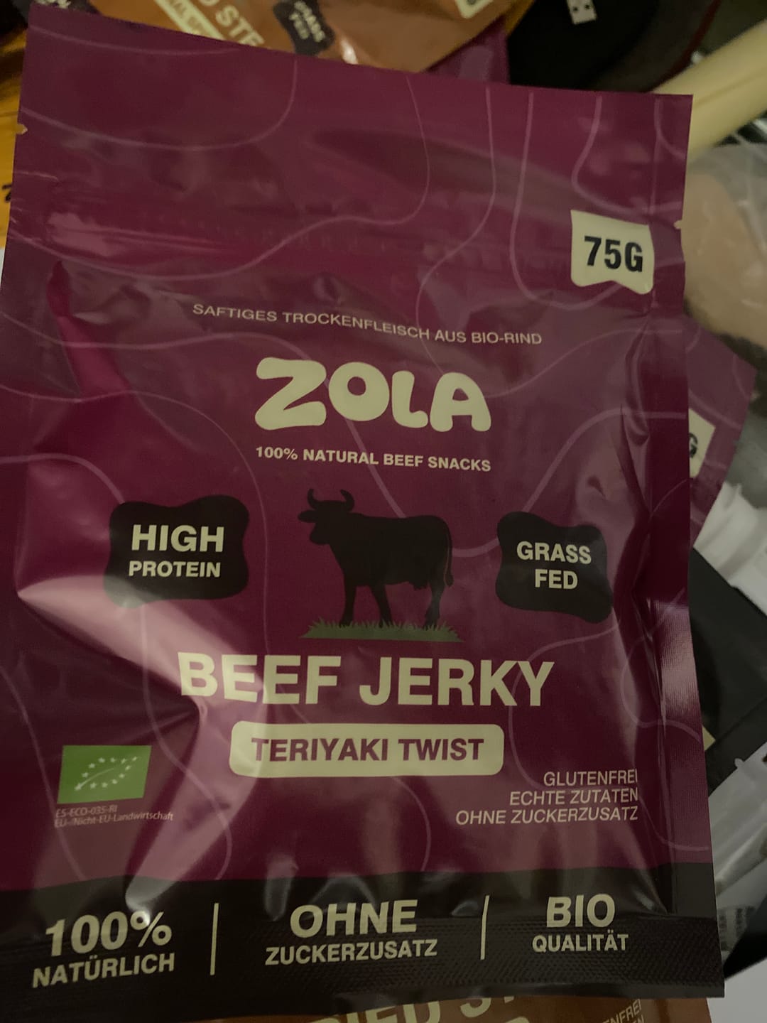 Customer photo review of Beef Jerky Teriyaki Twist BIO
