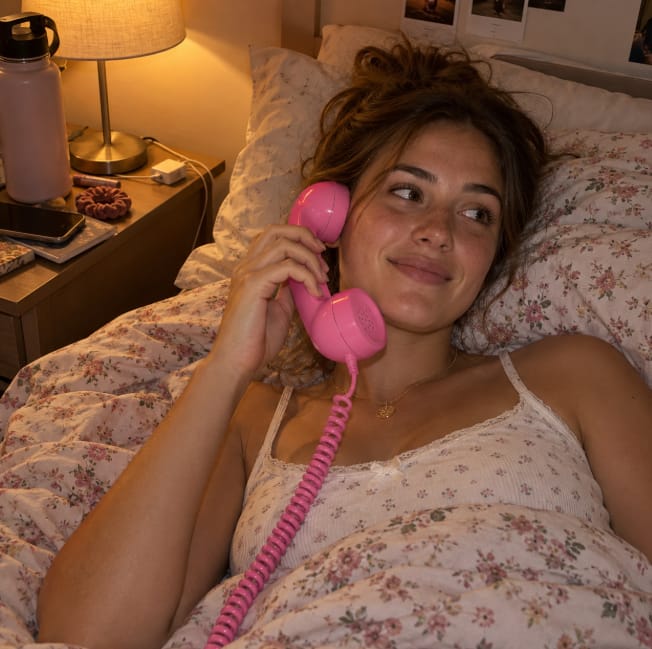 Customer photo review of Retro Ring™ Phone Handset
