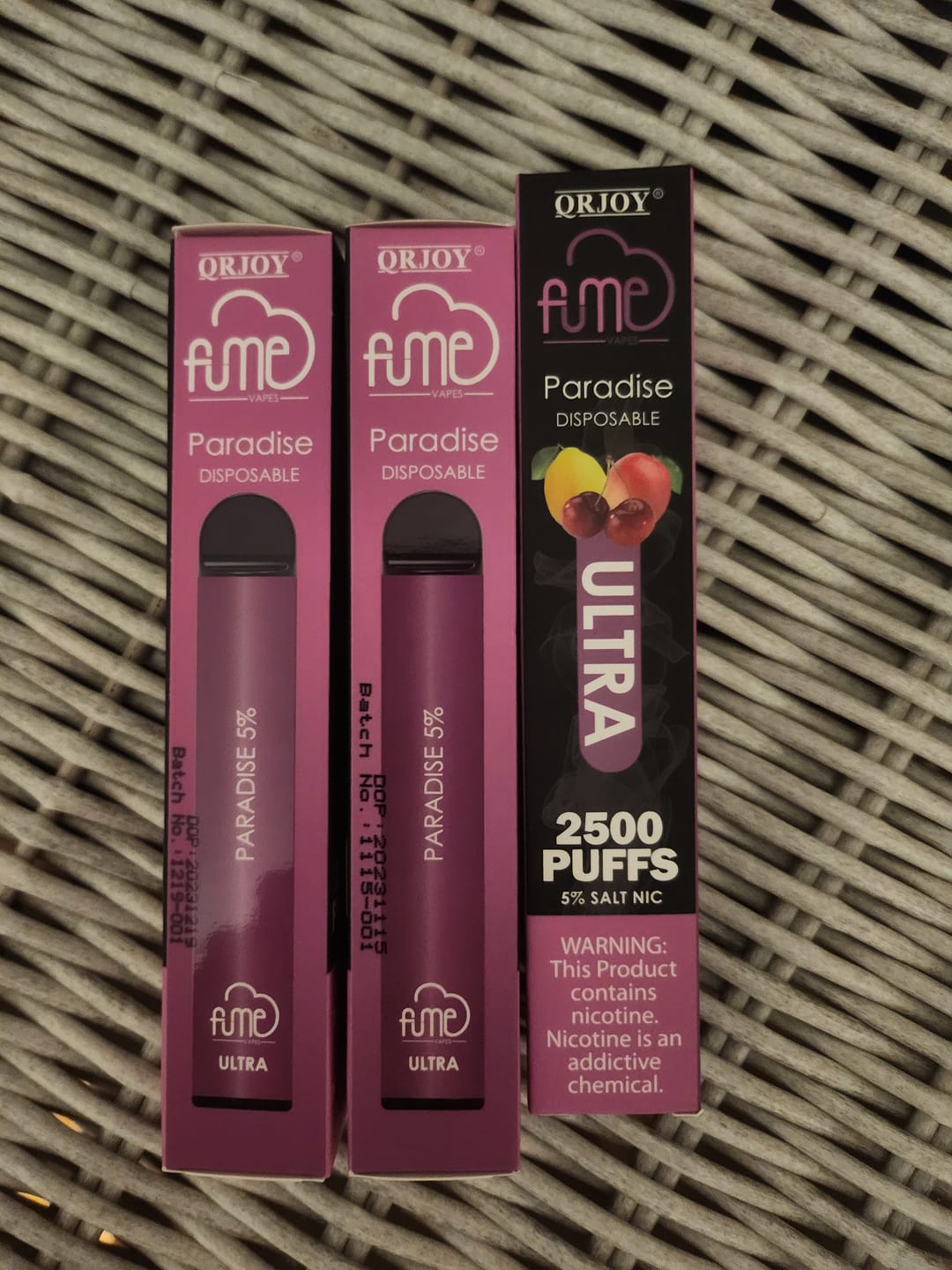 Customer photo review of Fume Ultra 2500 Puffs