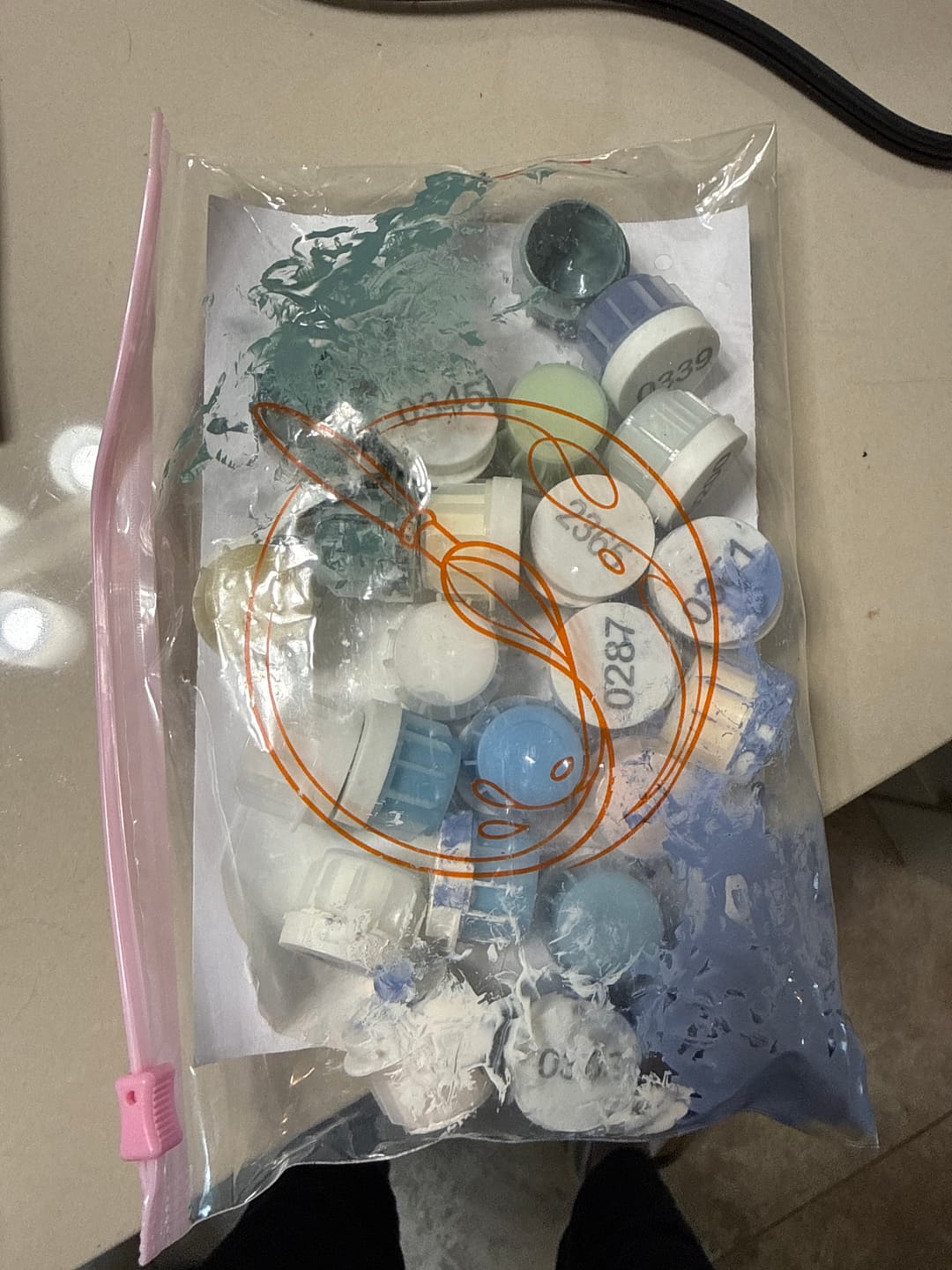 Customer photo review of Shimmering Waters | Paint by Number