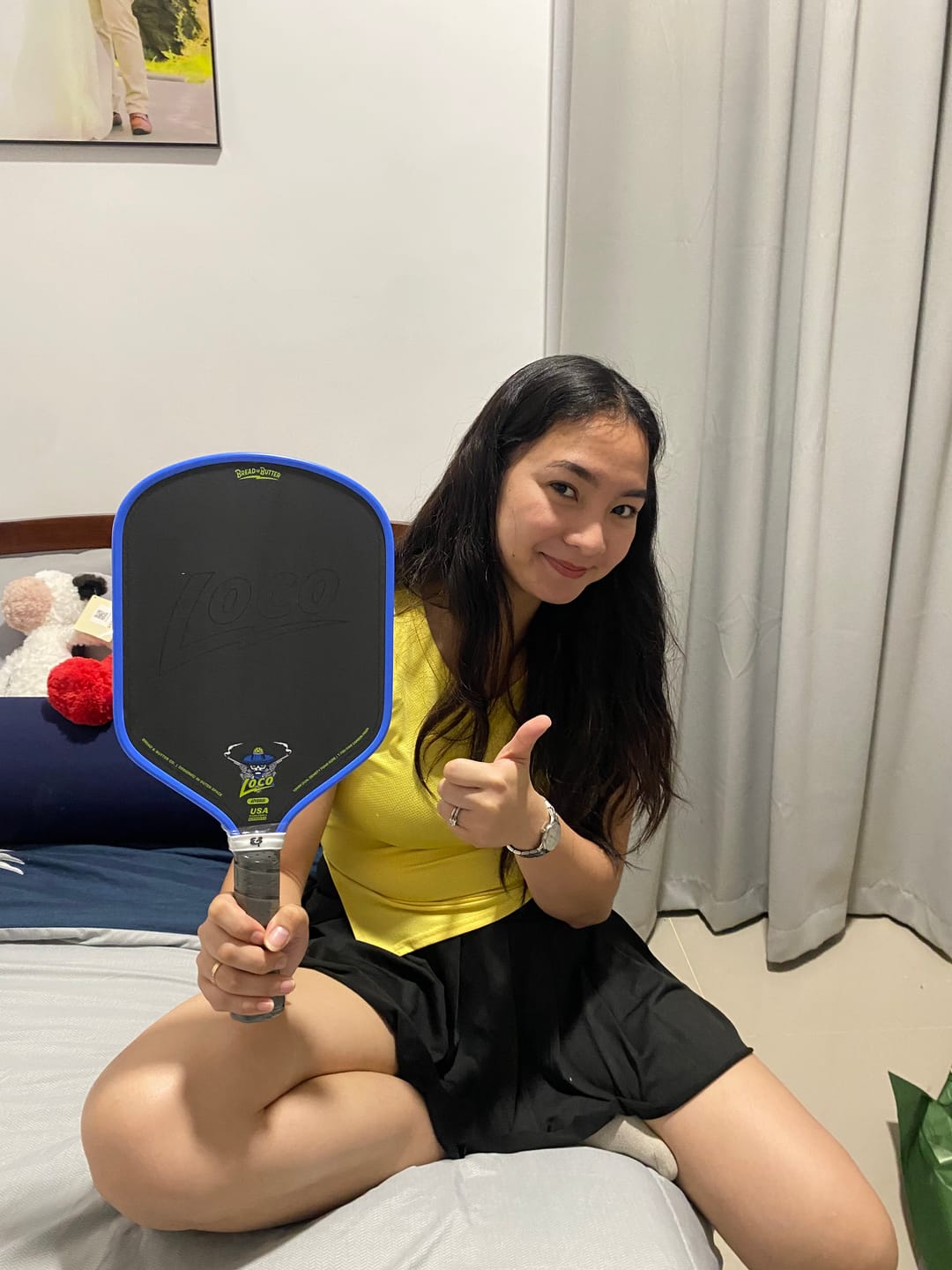 Customer photo review of The Loco 16mm Pickleball Paddle Hybrid