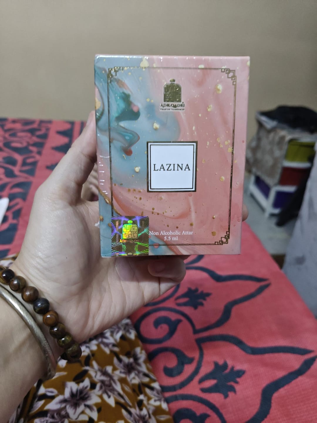 Customer photo review of Lazina Luxury Attar Perfume 5.5 ML