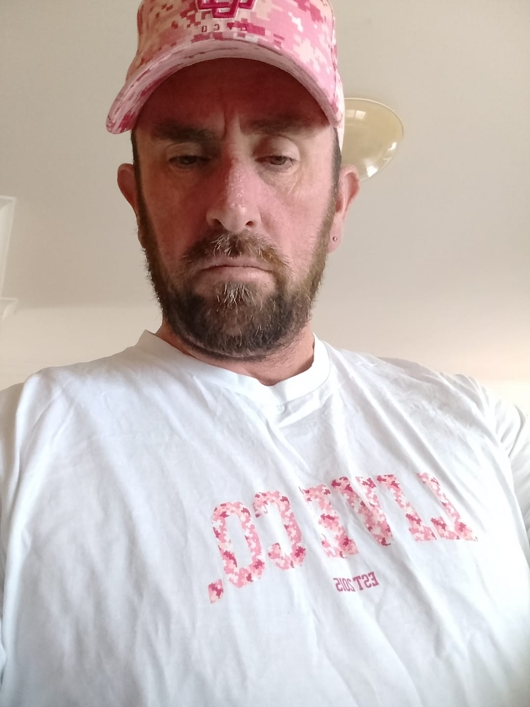 Customer photo review of [Exclusive] LVCO White Cyber Pink T-Shirt