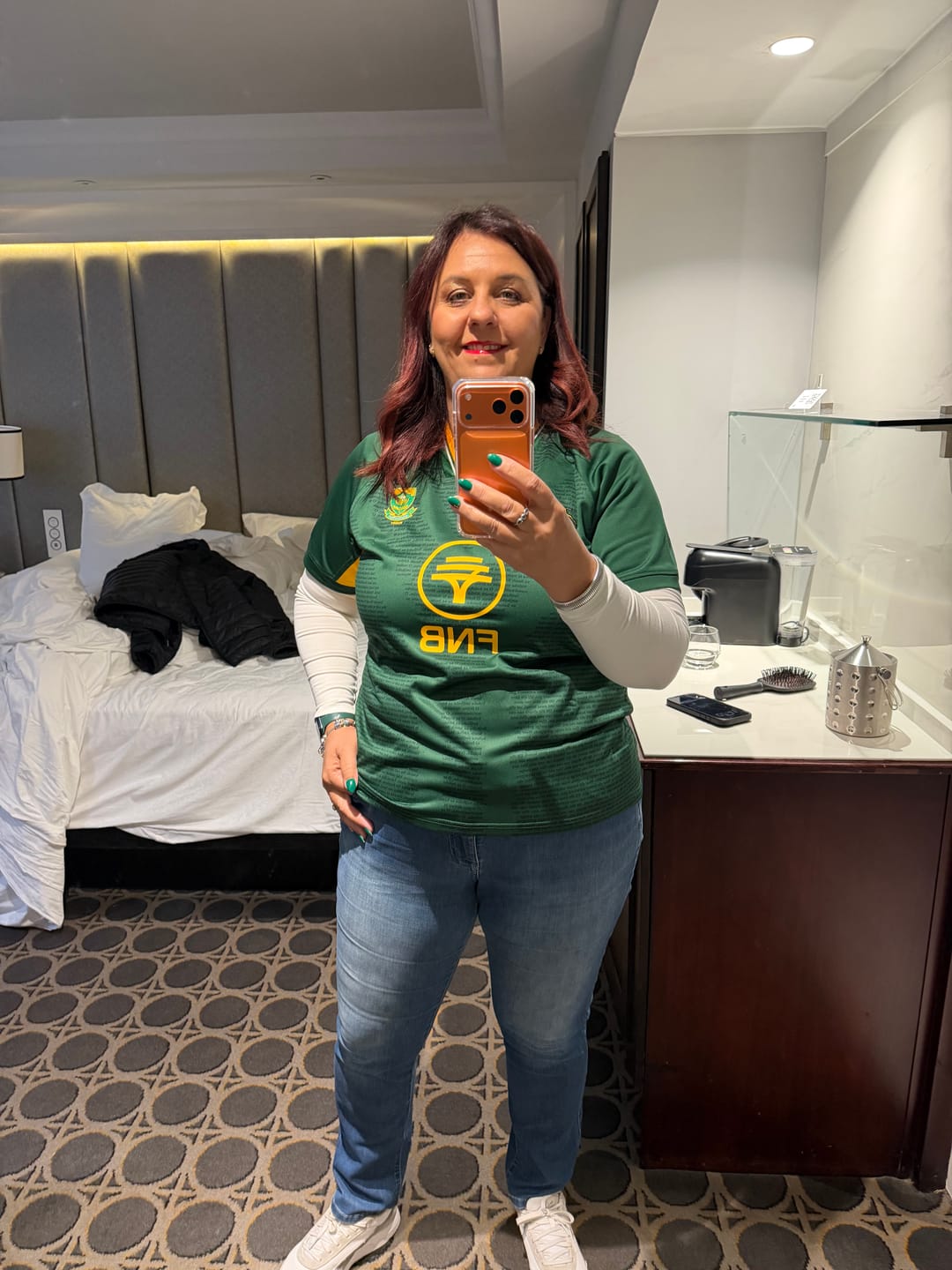Customer photo review of Springboks Nike Women's 2026 RGR Stadium Jersey