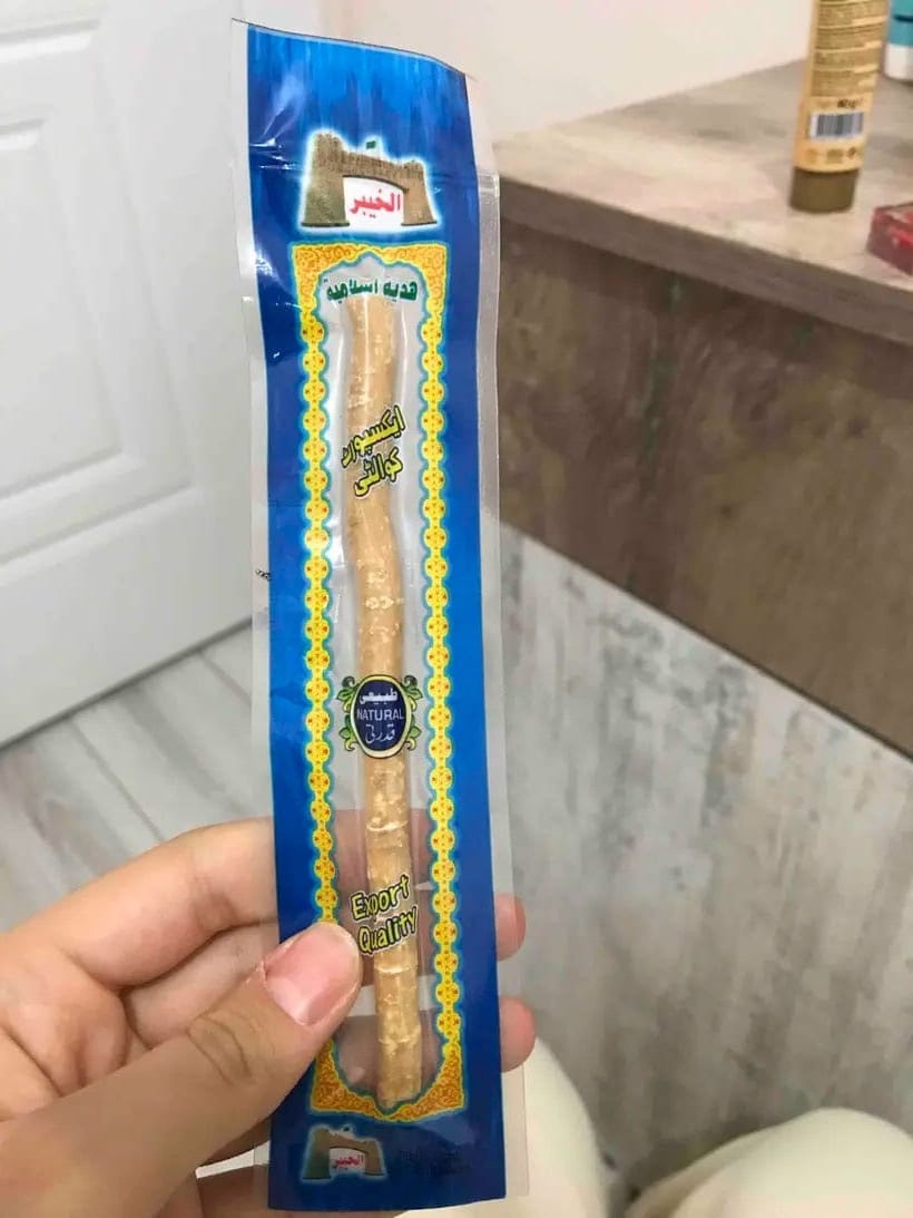 Customer photo review of Misvakia Doğal Diş Fırçası