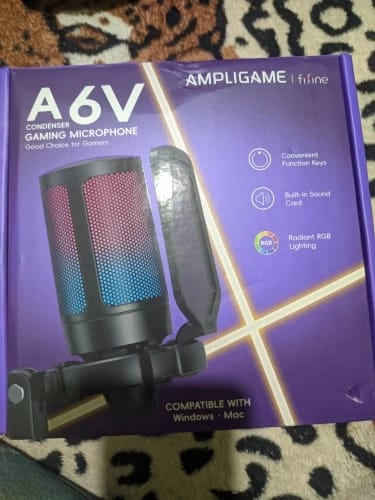 Customer photo review of Microphone Gaming FIFINE - Qualité audio pro à domicile