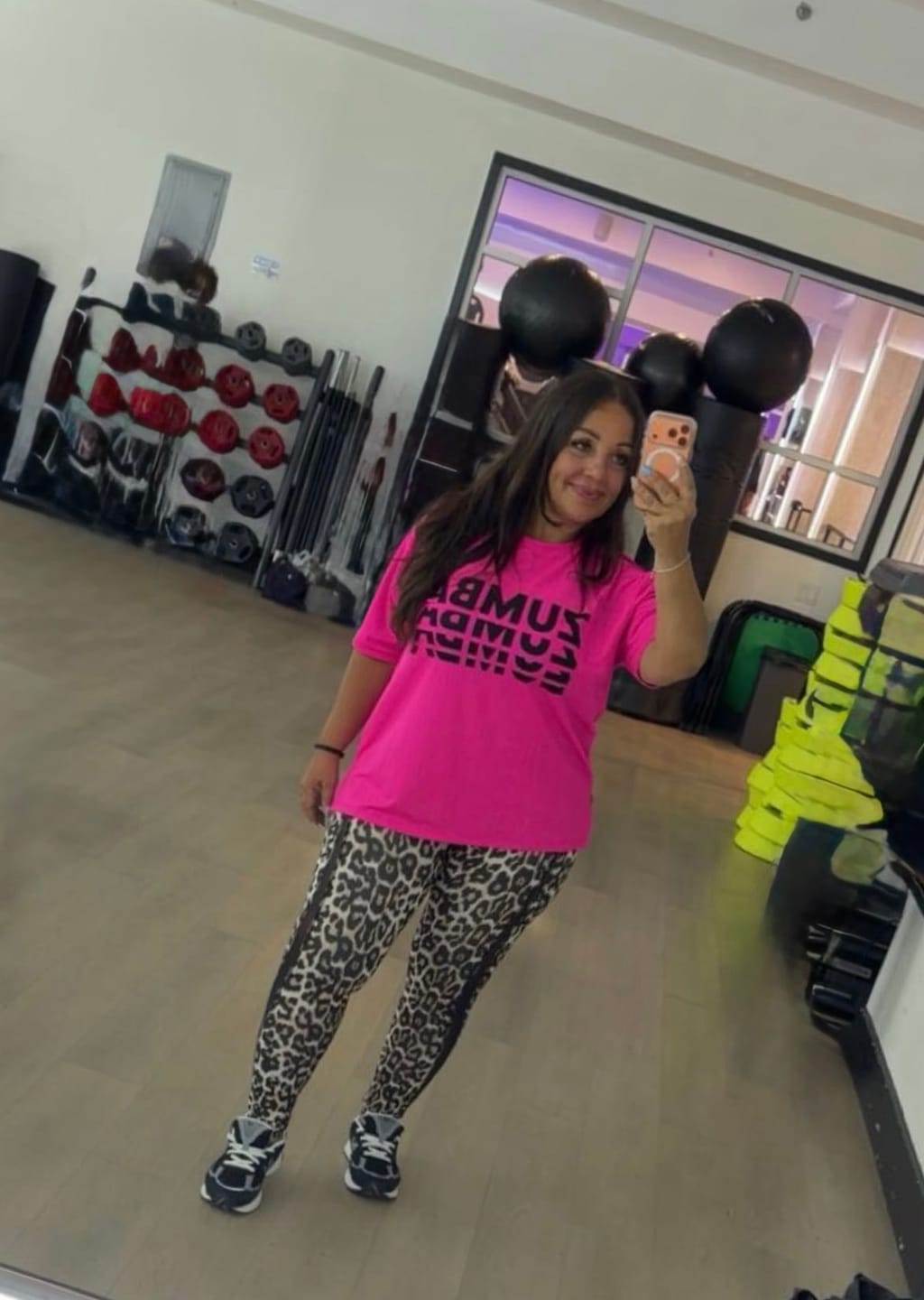 Customer photo review of Rock 'n' Roll Z-Lift High Waisted Ankle Leggings With Mesh