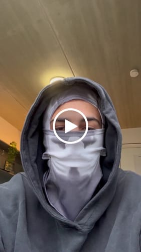 Customer photo review of Heat-Reactive Thermal Balaclava