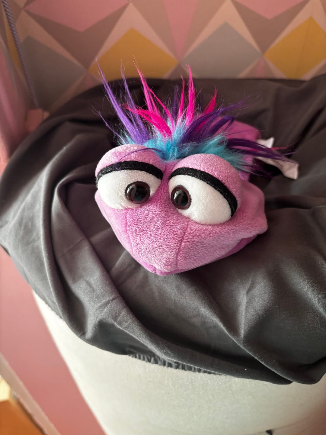 Customer photo review of Marionnette Chaussette Tüffelchen