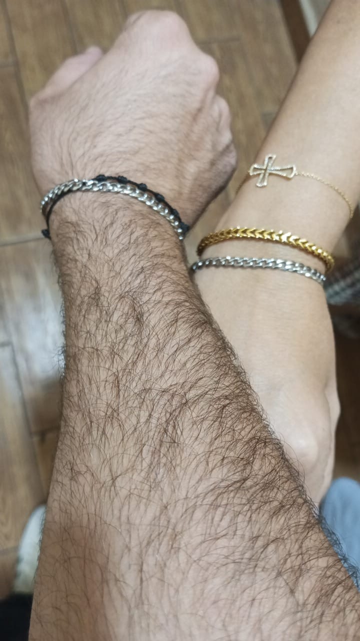 Customer photo review of Cuban Bracelet