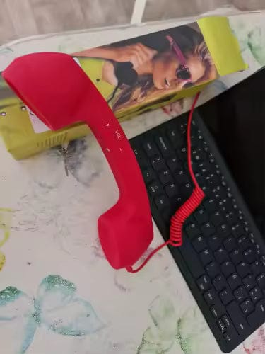 Customer photo review of Teléfono Retro compatible con iPhone y Android