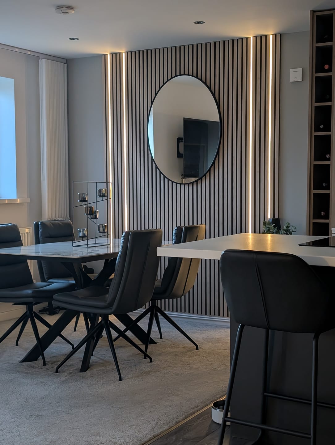 Customer photo review of SlatWall Acoustic Natural Oak Slatted Wall Panel