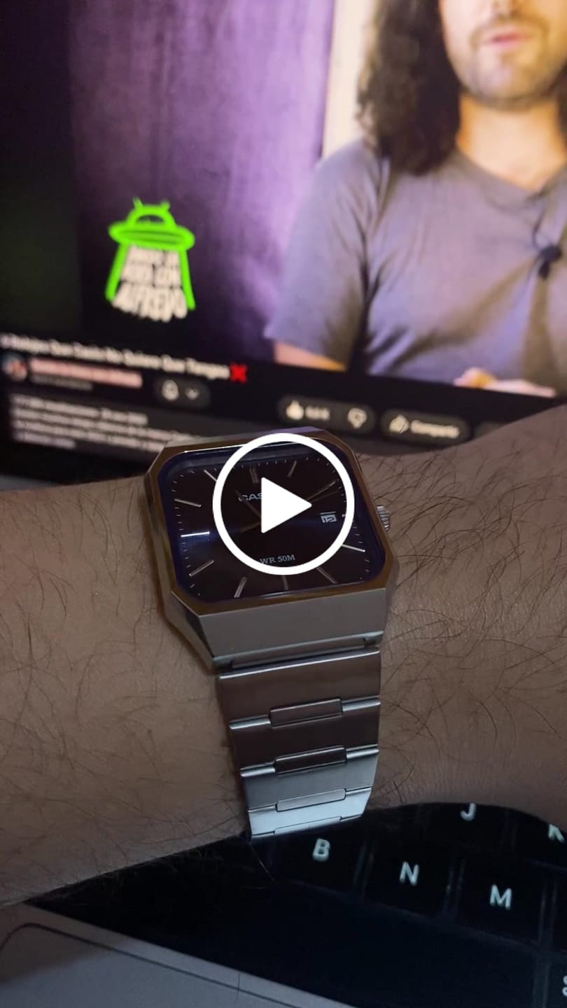 Customer video review of Reloj Casio Tank Análogo MTP-B185D-2A1 Full Acero