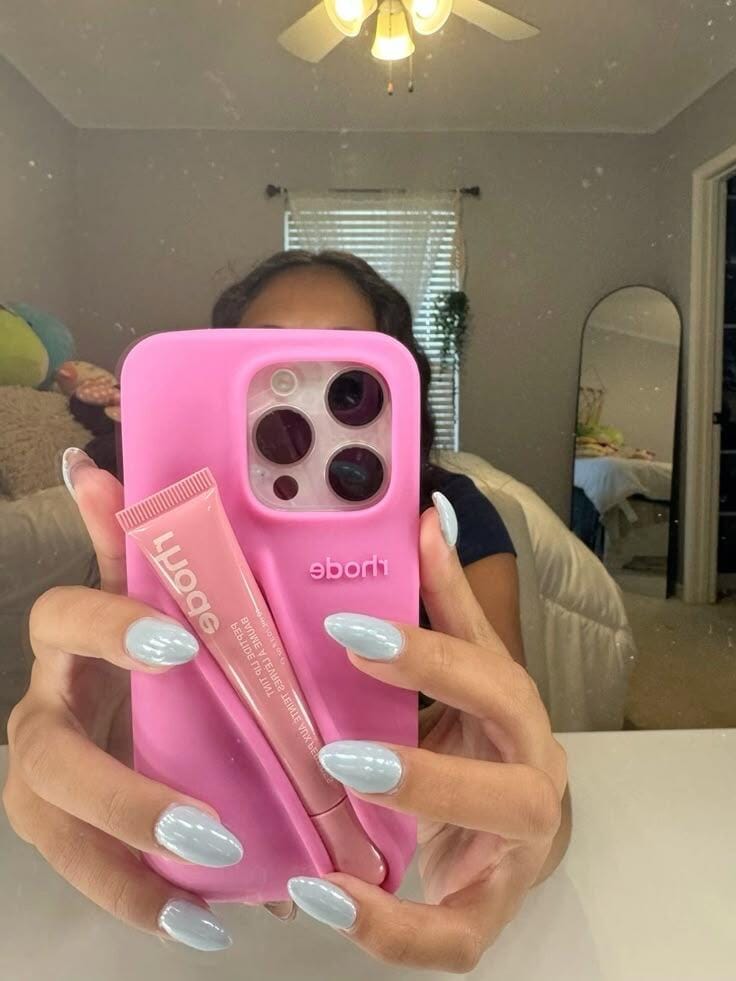 Customer photo review of Rhode Phone Case Rose