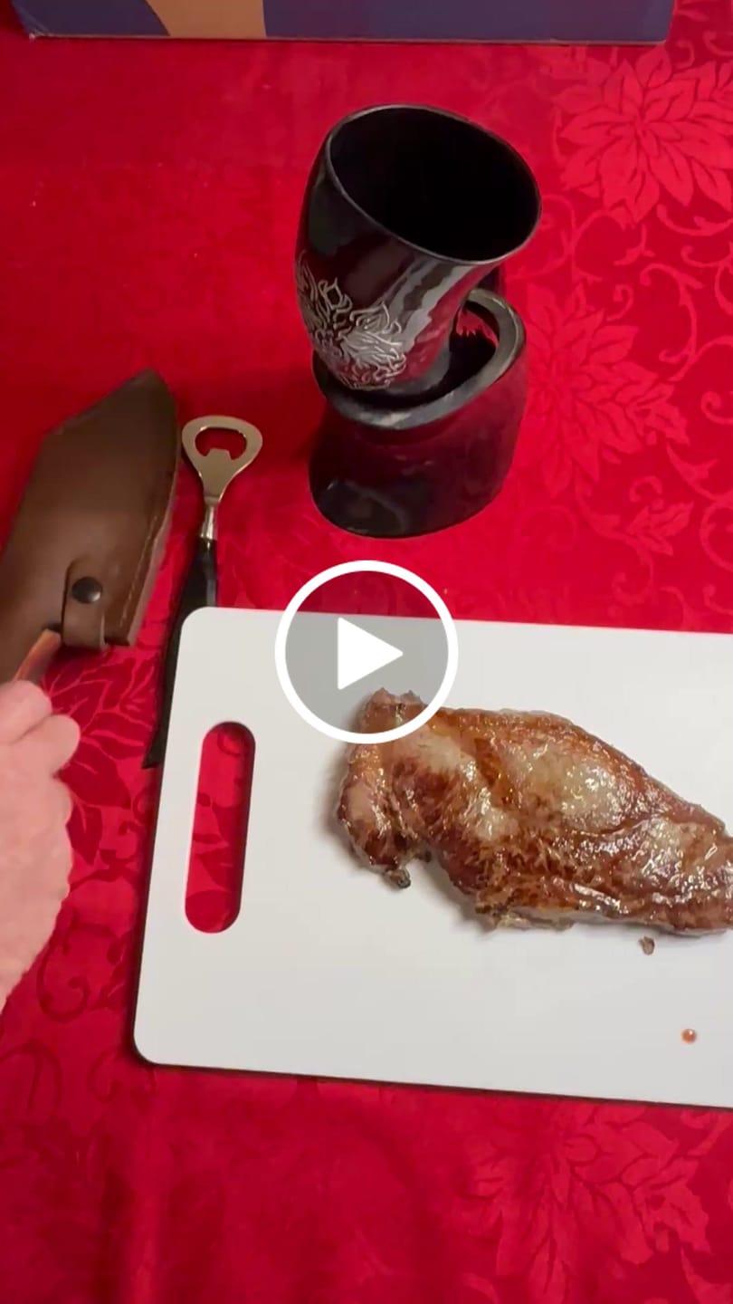 Customer video review of Steak Night Gift Set