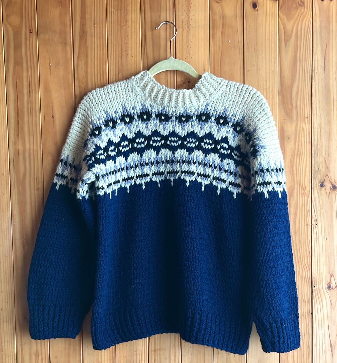 Customer photo review of Patrón Sweater Terra | Adulto