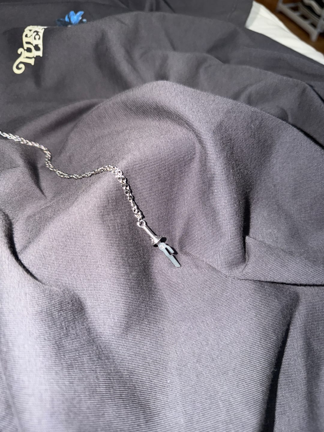 Customer photo review of "Inverted Spear" Necklace
