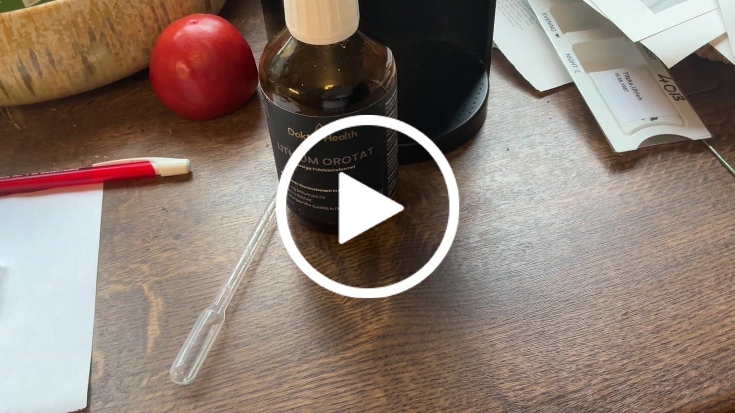 Customer video review of Lithium Orotat