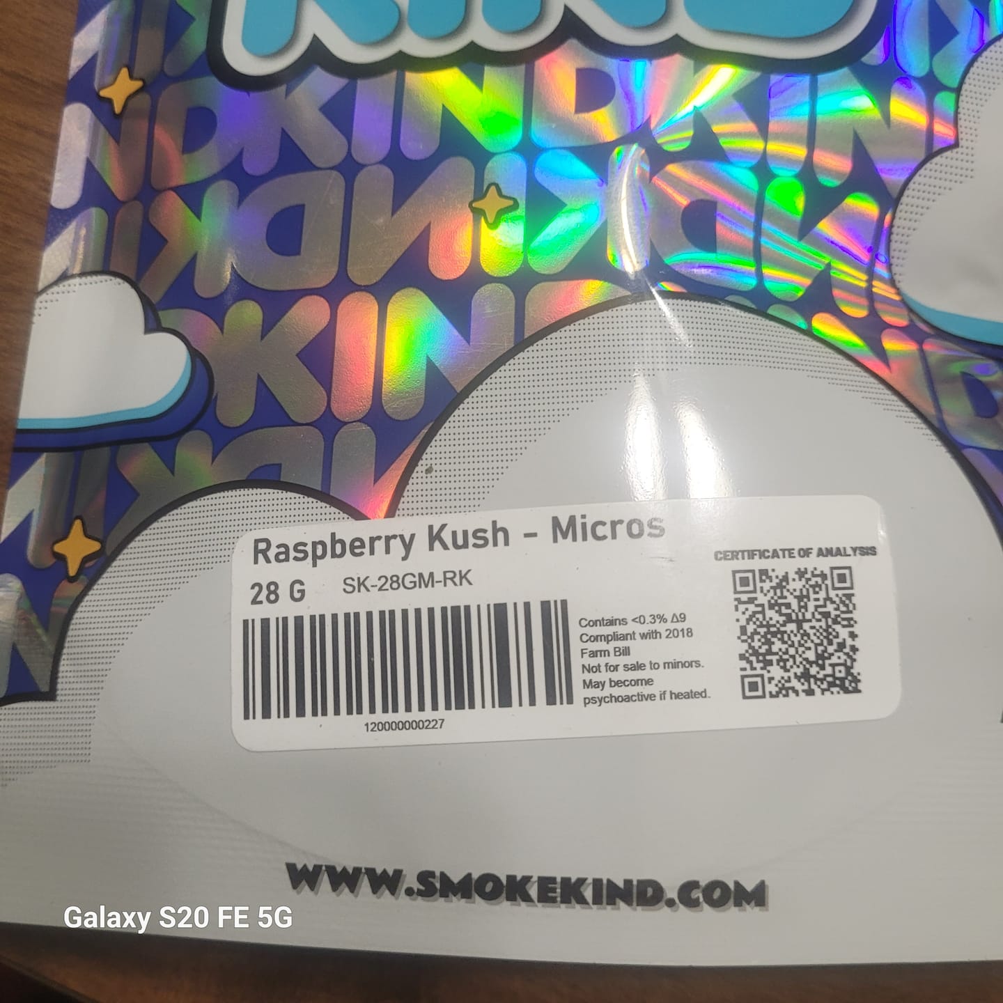 Customer photo review of Raspberry Kush MICROS - 28 Grams - Indica