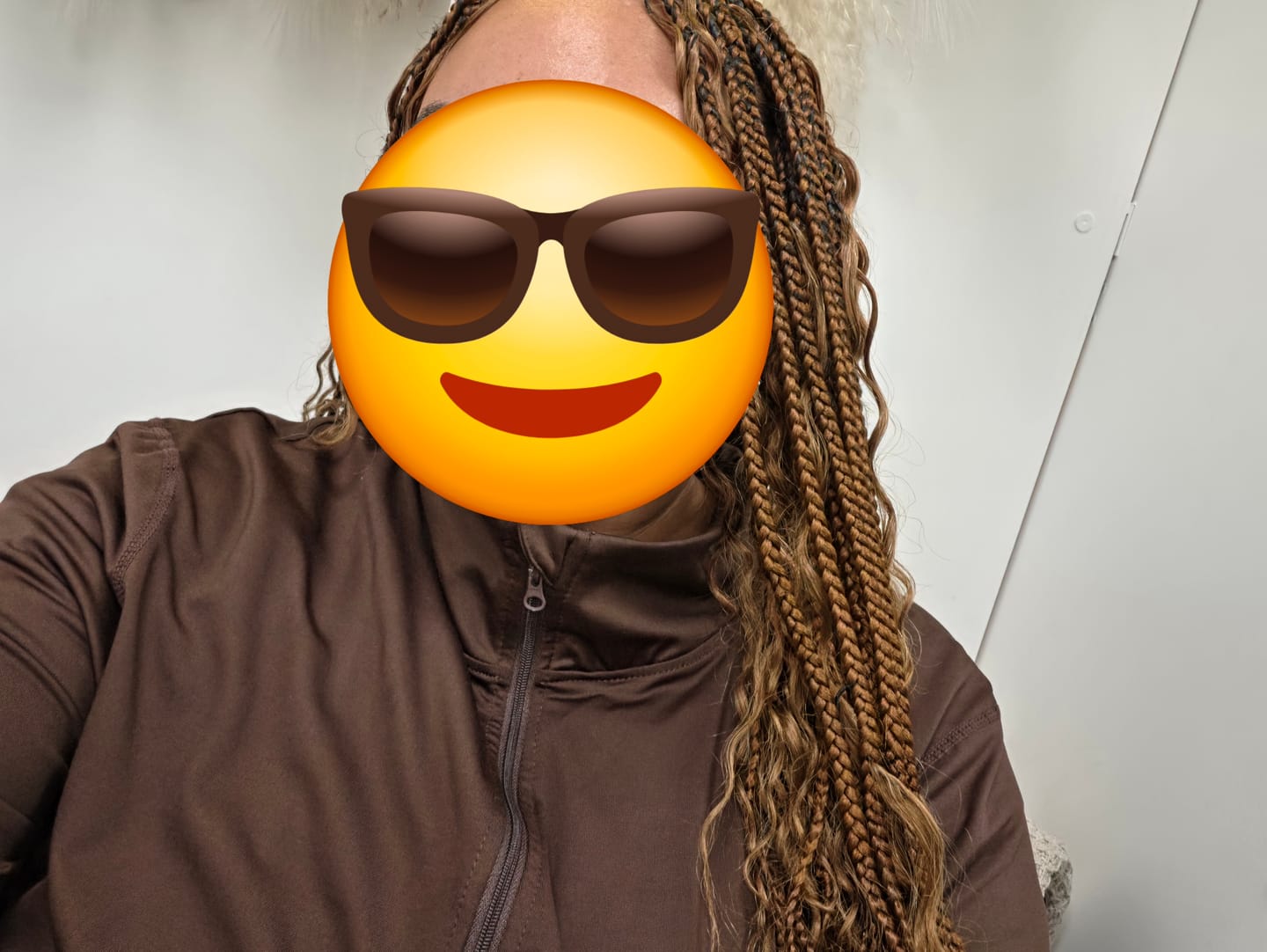 Customer photo review of #30 Light Brown Water Wave Human Crochet Hair