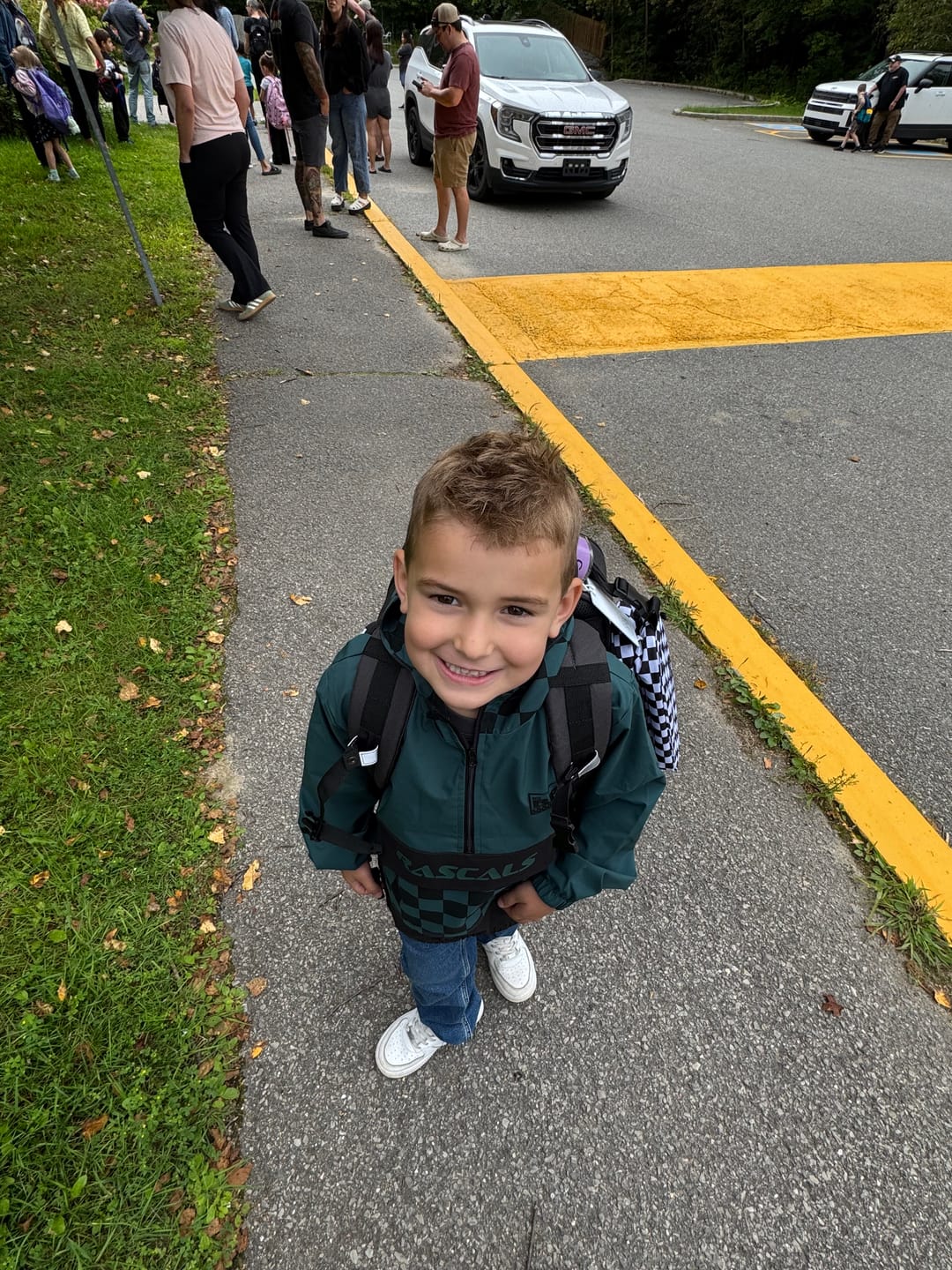Customer photo review of Pit Crew Jacket- Trackside Green