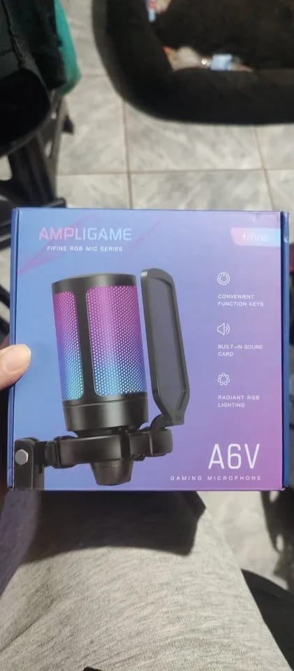 Customer photo review of Microphone Gaming FIFINE - Qualité audio pro à domicile