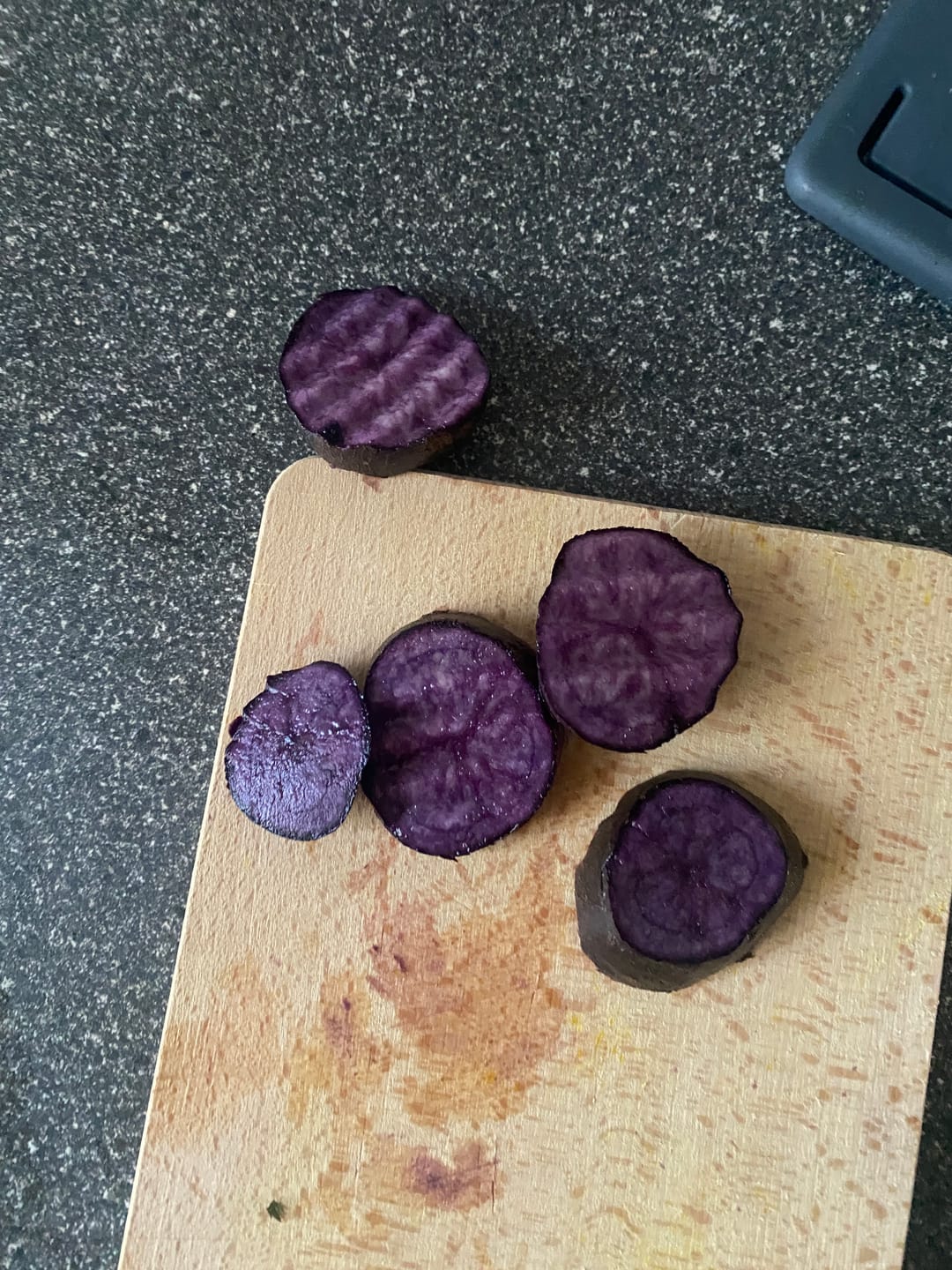 Customer photo review of Süsskartoffel violett "Okinawa" Bio & Demeter