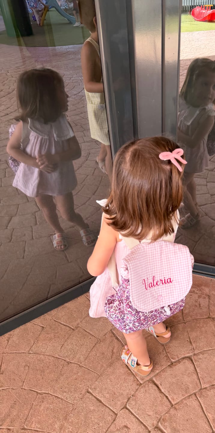 Customer photo review of Mochila personalizada Carlota