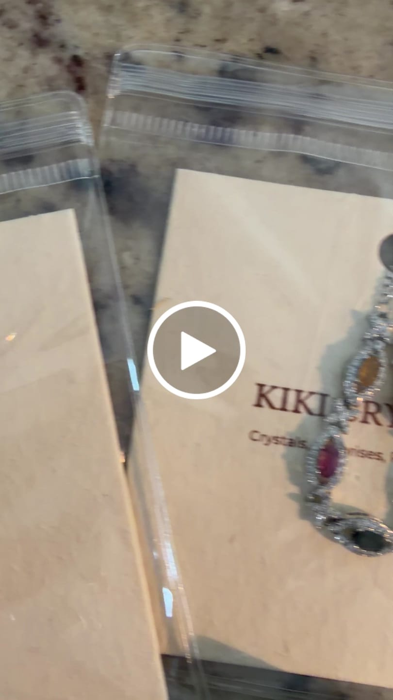 Customer video review of Kiki Crystal Jewelry Mystery Bag (Silver-Tone) - The Surprise Jewelry You’ll Truly Love!