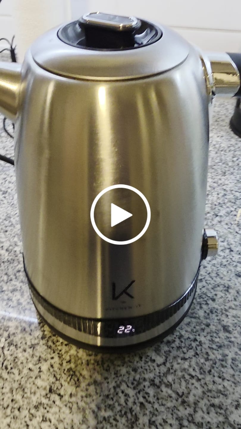 Customer video review of Hervidor Eléctrico 1.7L Temp Control