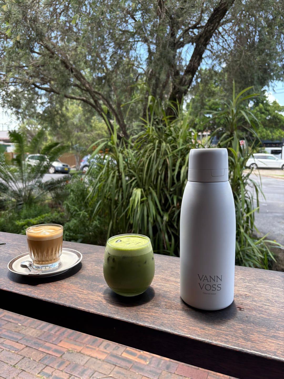 Customer photo review of Ceramic Filtered Water bottle
